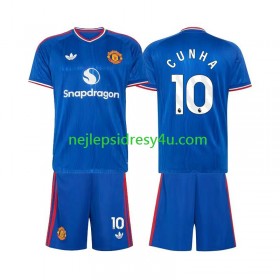 Fotbalový Dres Manchester United Matheus Cunha 10 Dětské Venkovní 2026/27